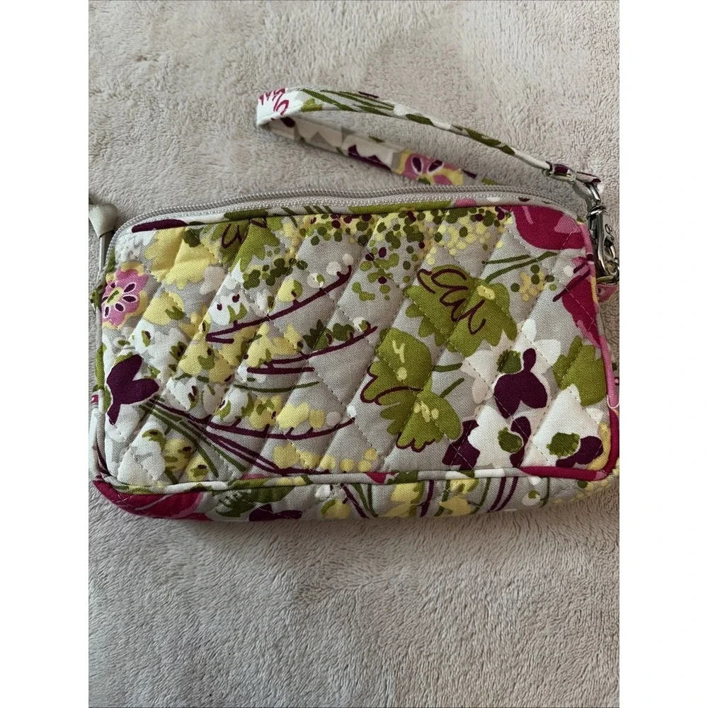 Boho Vera Bradley‎ Retired Make Me Blush Quilted Wristlet Wallet 7